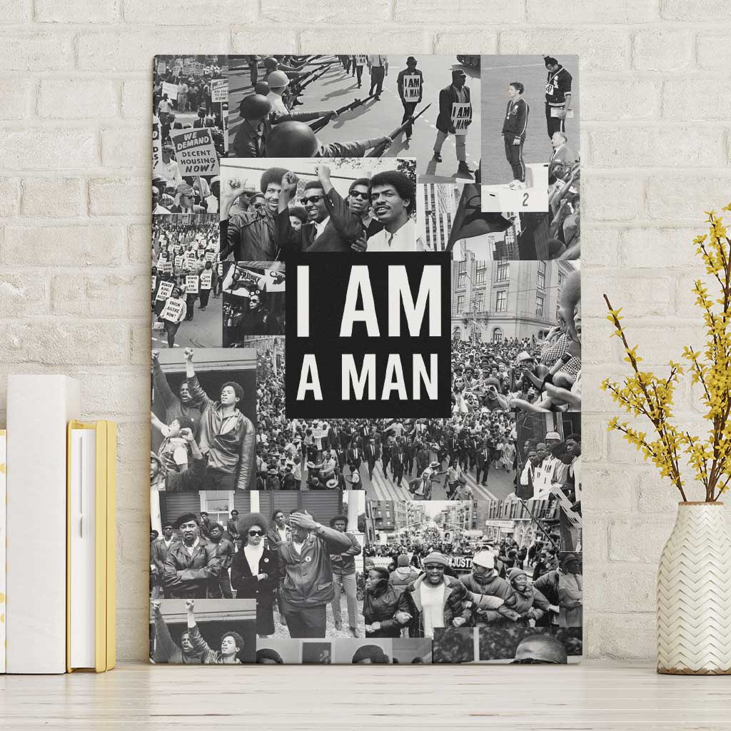 Black Power Canvas Wall Art African American Culture