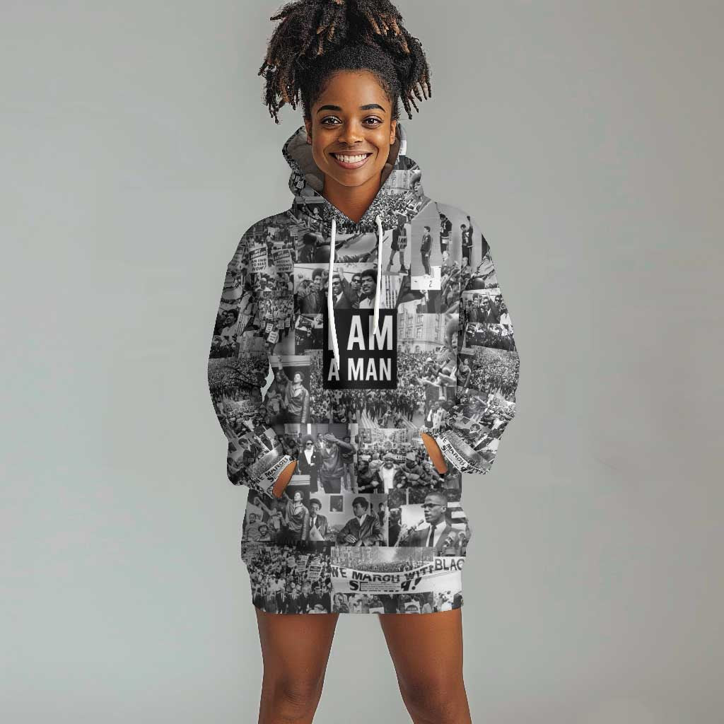 Black Power Hoodie Dress African American Culture