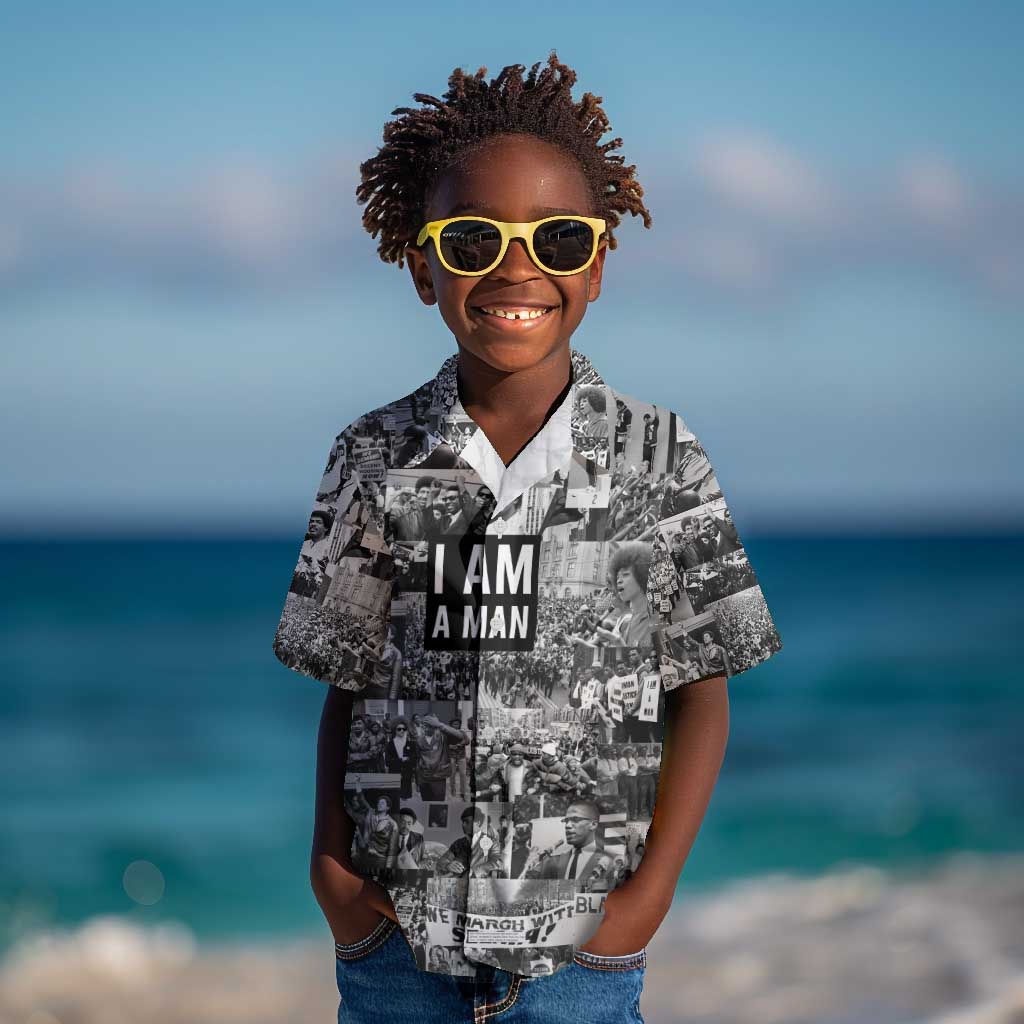 Black Power Kid Hawaiian Shirt African American Culture