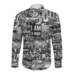 Black Power Long Sleeve Button Shirt African American Culture