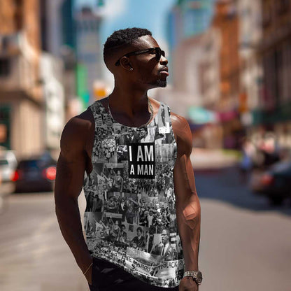 Black Power Men Tank Top African American Culture