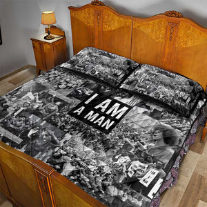 Black Power Quilt Bed Set African American Culture