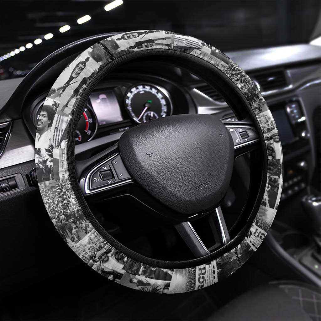 Black Power Steering Wheel Cover African American Culture