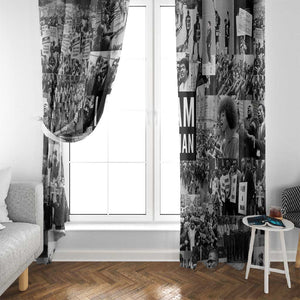 Black Power Window Curtain African American Culture