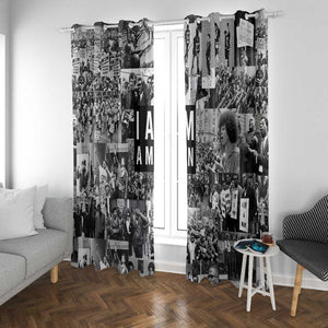 Black Power Window Curtain African American Culture