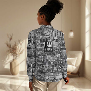 Black Power Women Casual Shirt African American Culture