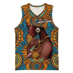 Personalized Black Girl Flora Basketball Jersey African Women DT02