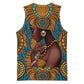 Personalized Black Girl Flora Basketball Jersey African Women DT02