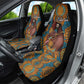 Personalized Black Girl Flora Car Seat Cover African Women