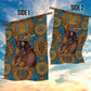 Personalized Black Girl Flora Garden Flag African Women