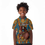 Personalized Black Girl Flora Kid Polo Shirt African Women