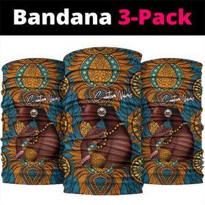 Personalized Black Girl Flora Neck Gaiter African Women DT02