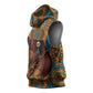 Personalized Black Girl Flora Sleeveless Hoodie African Women - African Pride