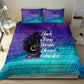 Black Strong Women Blessed Educated Bedding Set African Girl