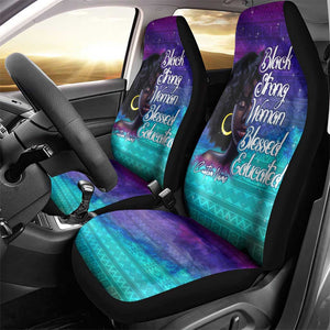 Black Strong Women Blessed Educated Car Seat Cover African Girl