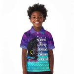 Black Strong Women Blessed Educated Kid Polo Shirt African Girl