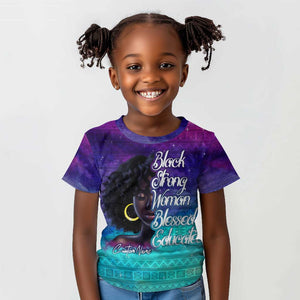 Black Strong Women Blessed Educated Kid T shirt African Girl