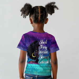 Black Strong Women Blessed Educated Kid T shirt African Girl