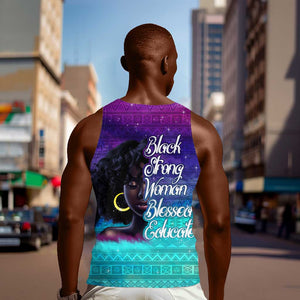 Black Strong Women Blessed Educated Men Tank Top African Girl