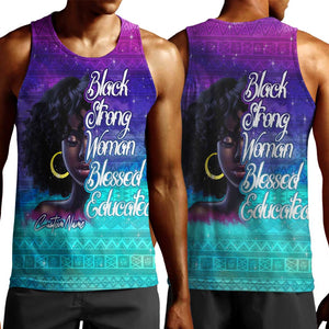 Black Strong Women Blessed Educated Men Tank Top African Girl