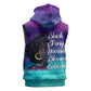 Black Strong Women Blessed Educated Sleeveless Hoodie African Girl - African Pride