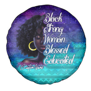 Black Strong Women Blessed Educated Spare Tire Cover African Girl