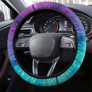 Black Strong Women Blessed Educated Steering Wheel Cover African Girl