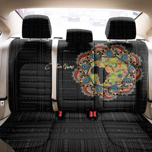 Personalized Sleeve African Pattern Back Car Seat Cover Multi-Colored