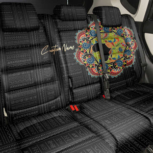 Personalized Sleeve African Pattern Back Car Seat Cover Multi-Colored