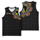 Personalized Sleeve African Pattern Basketball Jersey Multi-Colored DT02