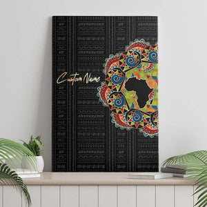 Personalized Sleeve African Pattern Canvas Wall Art Multi-Colored