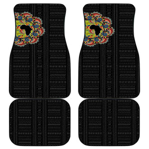 Personalized Sleeve African Pattern Car Mats Multi-Colored