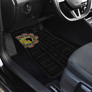 Personalized Sleeve African Pattern Car Mats Multi-Colored