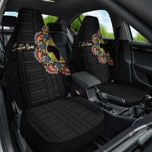 Personalized Sleeve African Pattern Car Seat Cover Multi-Colored