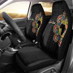 Personalized Sleeve African Pattern Car Seat Cover Multi-Colored