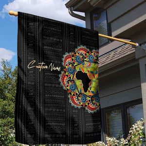 Personalized Sleeve African Pattern Garden Flag Multi-Colored