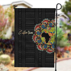 Personalized Sleeve African Pattern Garden Flag Multi-Colored