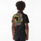 Personalized Sleeve African Pattern Kid Polo Shirt Multi-Colored