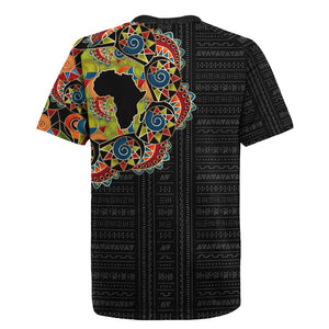 Personalized Sleeve African Pattern Rugby Jersey Multi-Colored