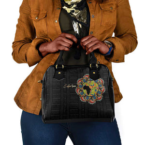 Personalized Sleeve African Pattern Shoulder Handbag Multi-Colored