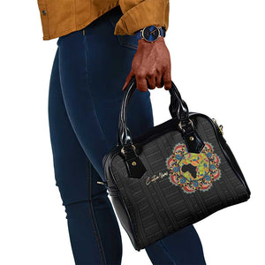 Personalized Sleeve African Pattern Shoulder Handbag Multi-Colored