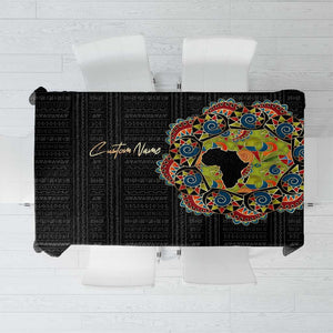 Personalized Sleeve African Pattern Tablecloth Multi-Colored