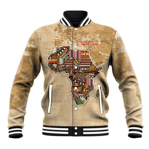 Personalized Africa On World Map Baseball Jacket DT02