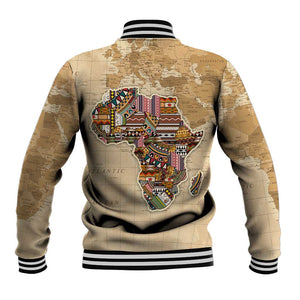 Personalized Africa On World Map Baseball Jacket DT02