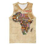 Personalized Africa On World Map Basketball Jersey DT02