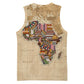 Personalized Africa On World Map Basketball Jersey DT02