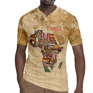 Personalized Africa On World Map Rugby Jersey