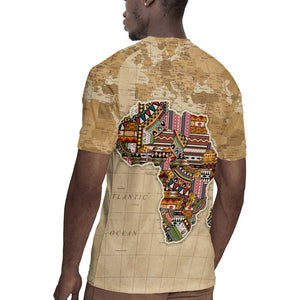 Personalized Africa On World Map Rugby Jersey