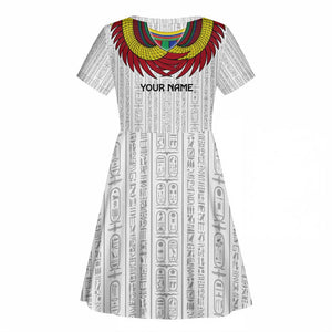 Egyptian Horus Kid Short Sleeve Dress Gods of Egypt