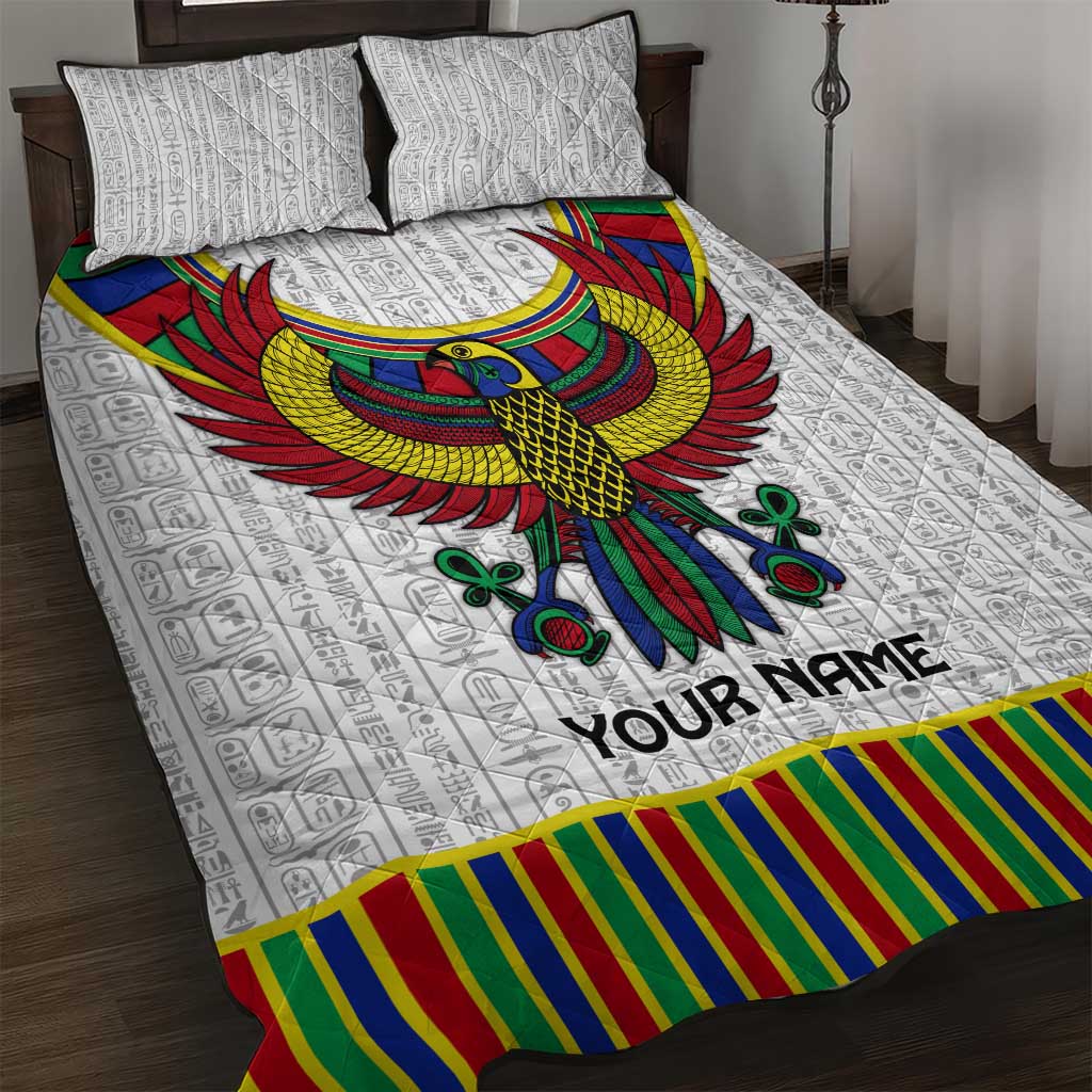 Egyptian Horus Quilt Bed Set Gods of Egypt